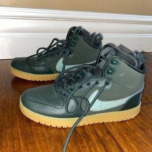 Forest Green High Top Nikes